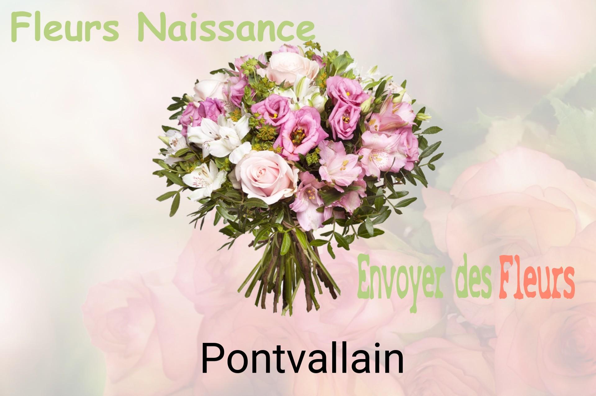 Bouquet de fleurs de naissance livré à Pontvallain